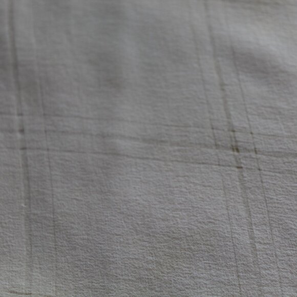 Baar & Beards Top Hit Hand Rolled Pure Silk Occupied Japan Vintage Tan Scarf - Picture 3 of 5